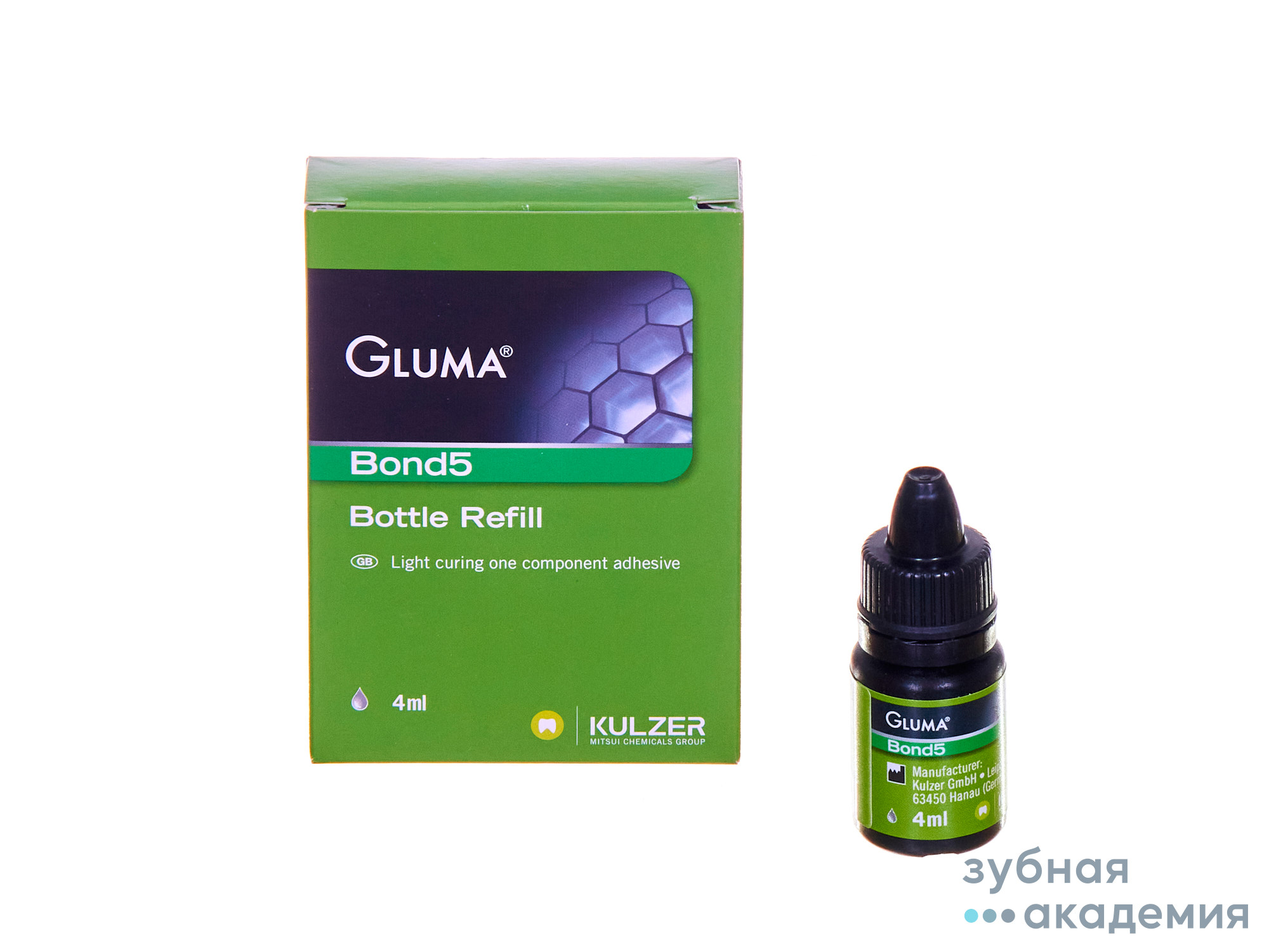 Адгезив GLUMA Bond5 Bottle Refill / ГЛУМА Бонд5 Ботл Рефил (4 мл) Kulzer/Германия